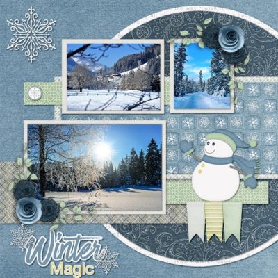 Winter Magic Digital Scrapbook Collection