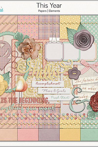 This Year Digital Scrapbook Collection