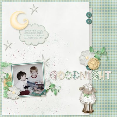 Goodnight Digital Scrapbook Collection