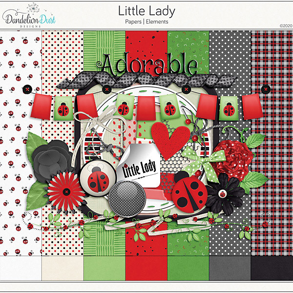 Little Lady Digital Scrapbook Collection
