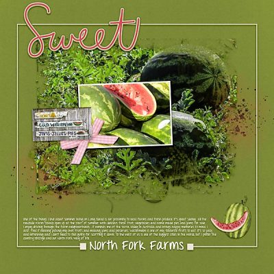 Watermelon Wishes Digital Scrapbook Collection