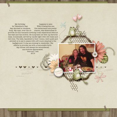 Toadally In Love Digital Scrapbook Collection