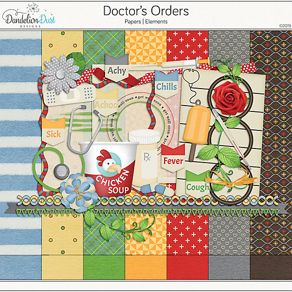 Doctor's Orders Digital Scrapbook Collection