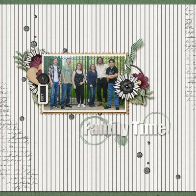 Family Time Digital Scrapbook Collection