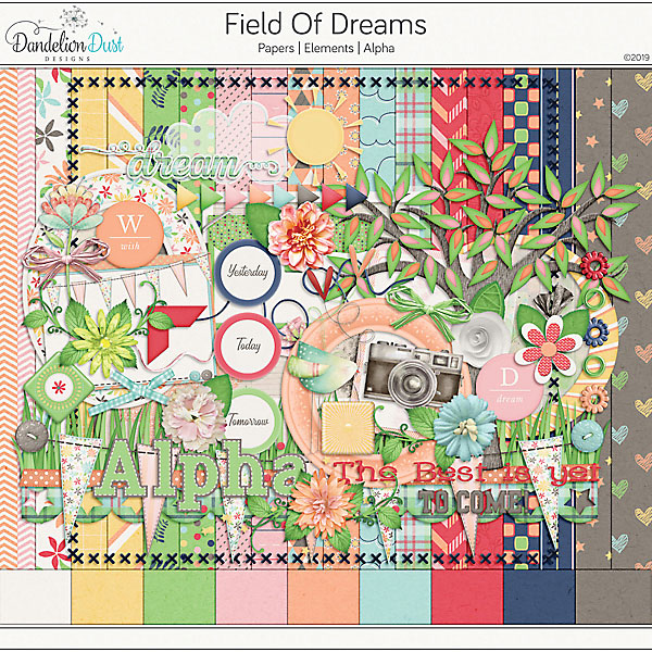 Field Of Dreams Digital Scrapbook Collection