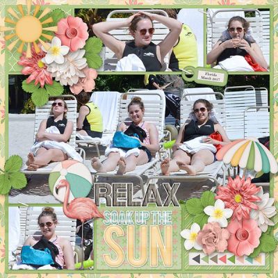 Summer In Swing Digital Scrapbook Collection