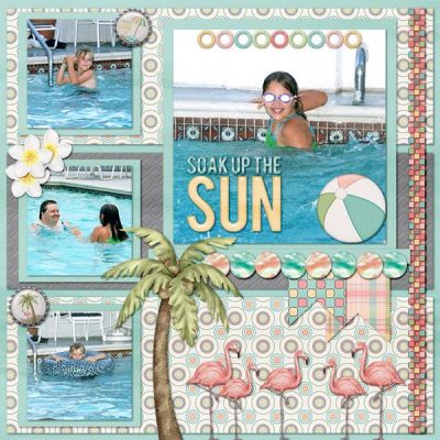 Summer In Swing Digital Scrapbook Collection