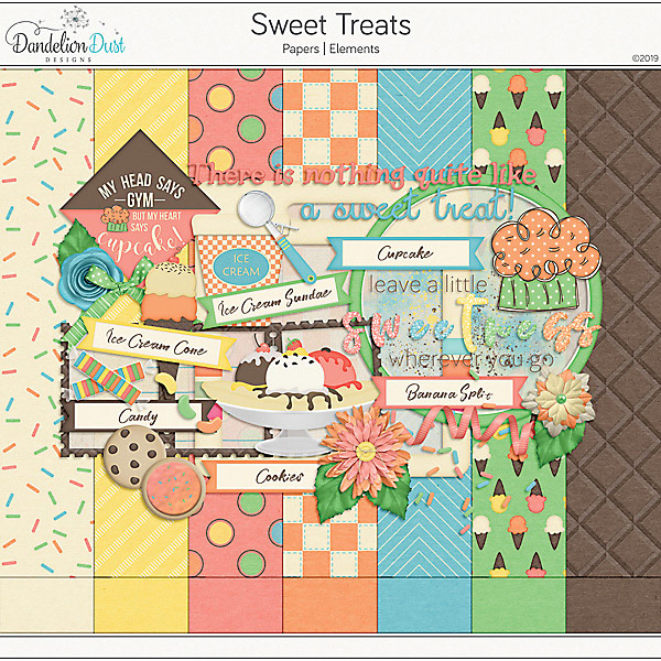 Sweet Treats Digital Scrapbook Collection