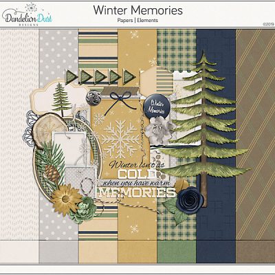Winter Memories Digital Scrapbook Collection