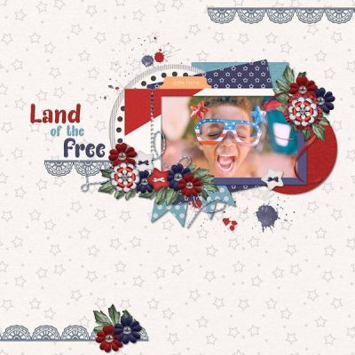 Land Of The Free Digital Scrapbook Collection