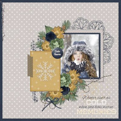 Winter Memories Digital Scrapbook Collection