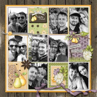 Perfectly Paired Digital Scrapbook Collection