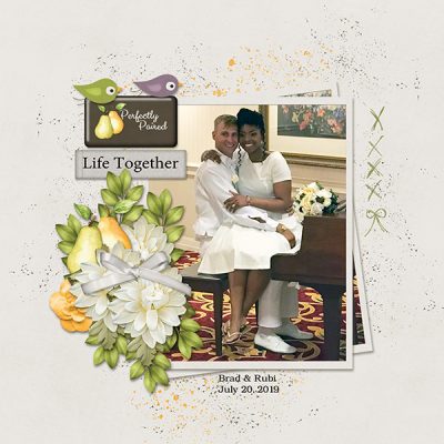 Perfectly Paired Digital Scrapbook Collection