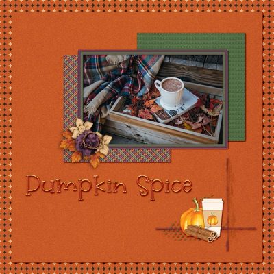 Pumpkin Spice Digital Scrapbook Collection