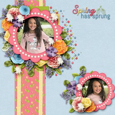 Snapshots Of March Digital Scrapbook Collection