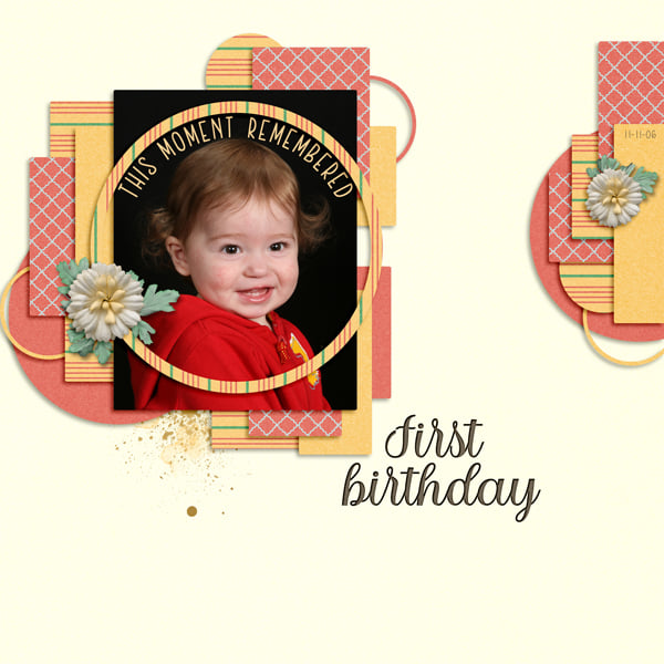 All The Firsts Digital Scrapbook Collection