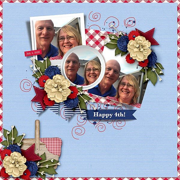 Patriotic Picnic Digital Scrapbook Collection