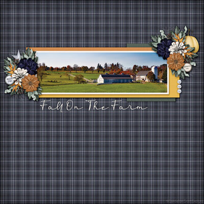 Farmhouse Fall Digital Scrapbook Collection