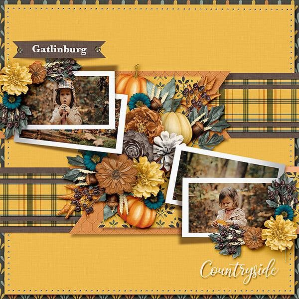 Farmhouse Fall Digital Scrapbook Collection