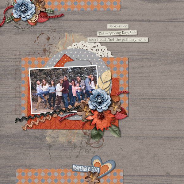 Snapshots Of November Digital Scrapbook Collection