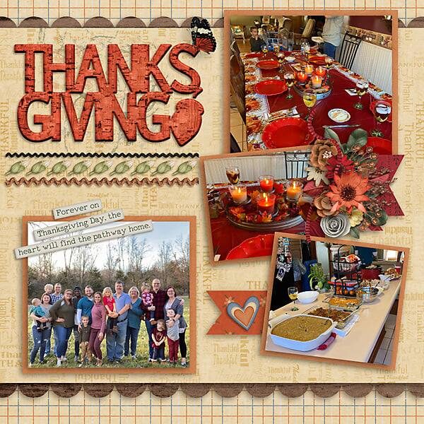 Snapshots Of November Digital Scrapbook Collection