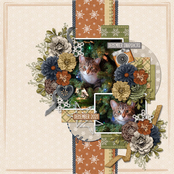 Snapshots Of December Digital Scrapbook Collection