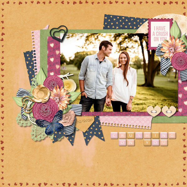 Crushing With You Digital Scrapbook Collection