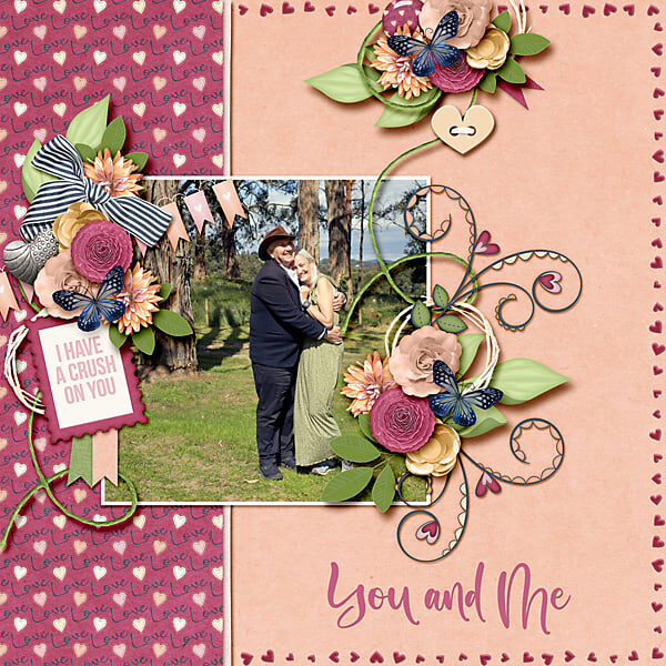Crushing With You Digital Scrapbook Collection