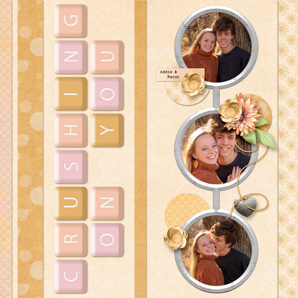 Crushing With You Digital Scrapbook Collection
