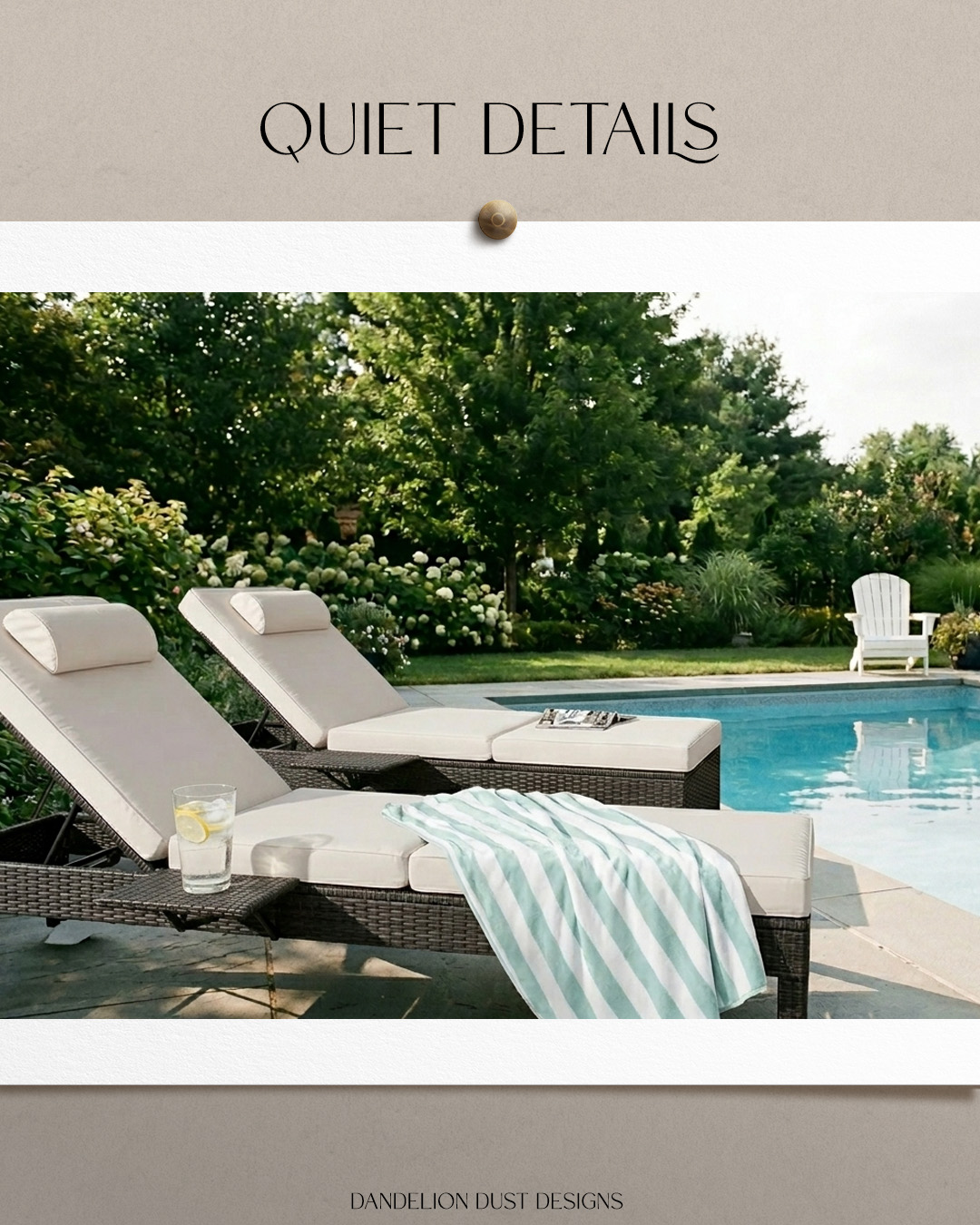Quiet Details: Simple Backyard Oasis
