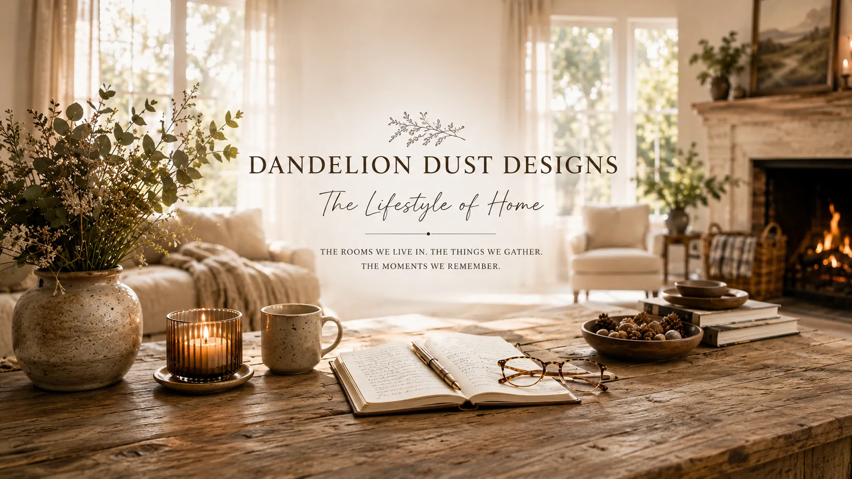 Dandelion Dust Designs Website Header