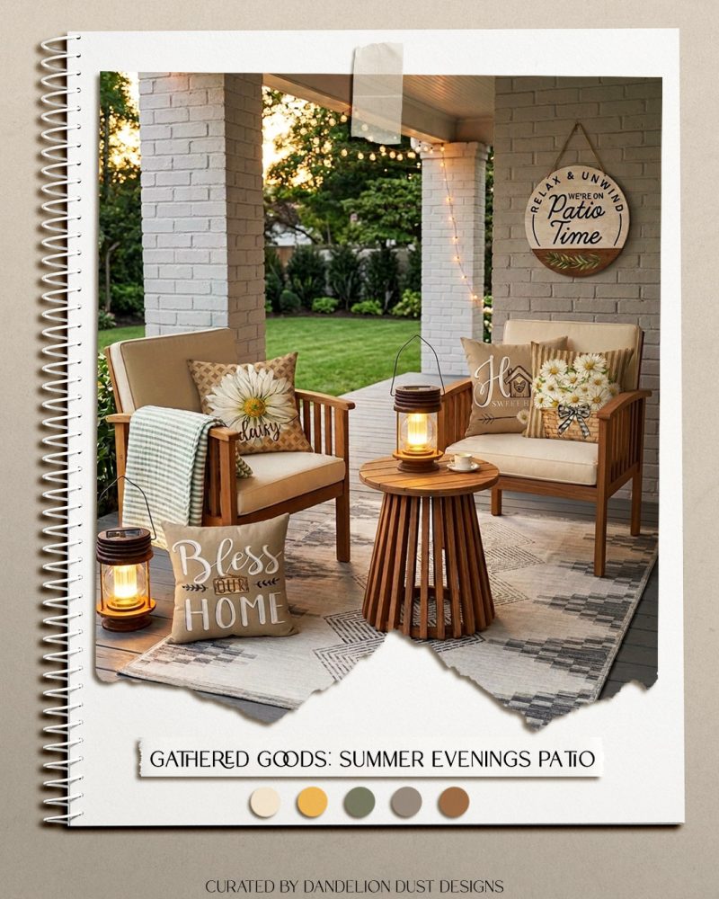 Gathered Goods: Summer Evenings Patio