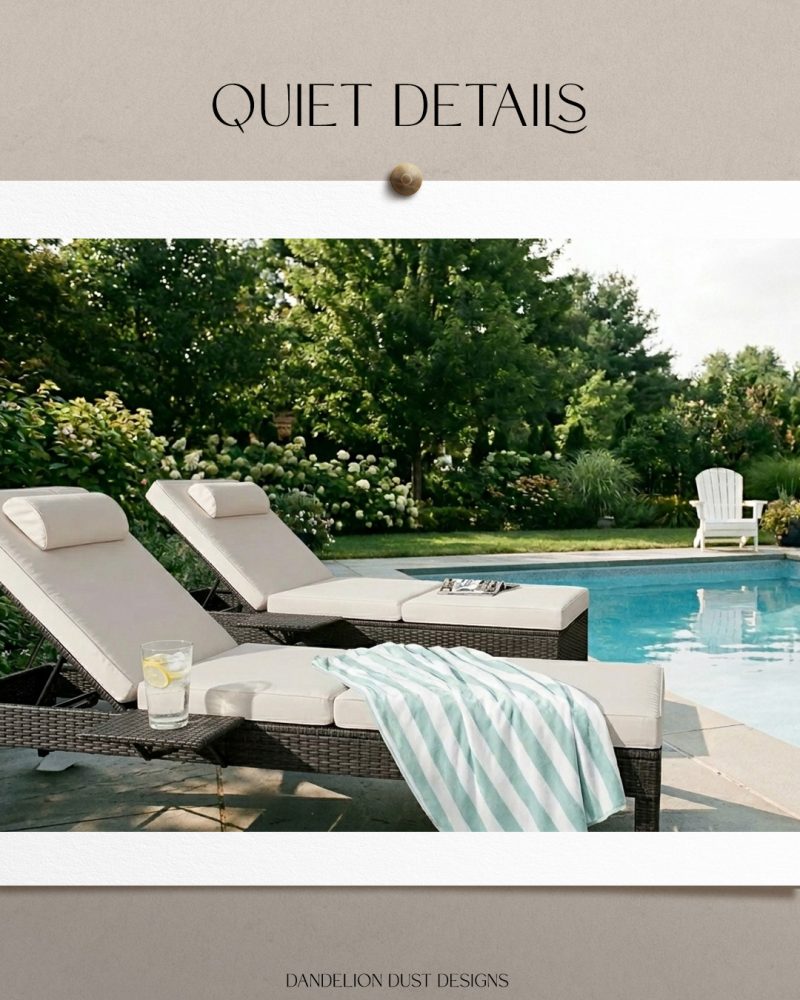 Quiet Details: Simple Backyard Oasis